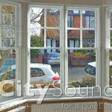 13. Secondary sash windows fitted for thermal insulation (Finchley, London)